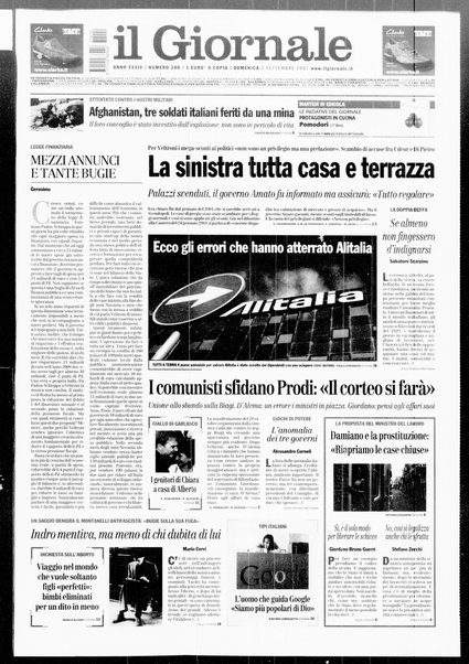 Il giornale : quotidiano del mattino